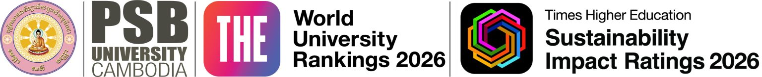 PSB University Cambodia and Times Higher Education 2026 ranking artwork
