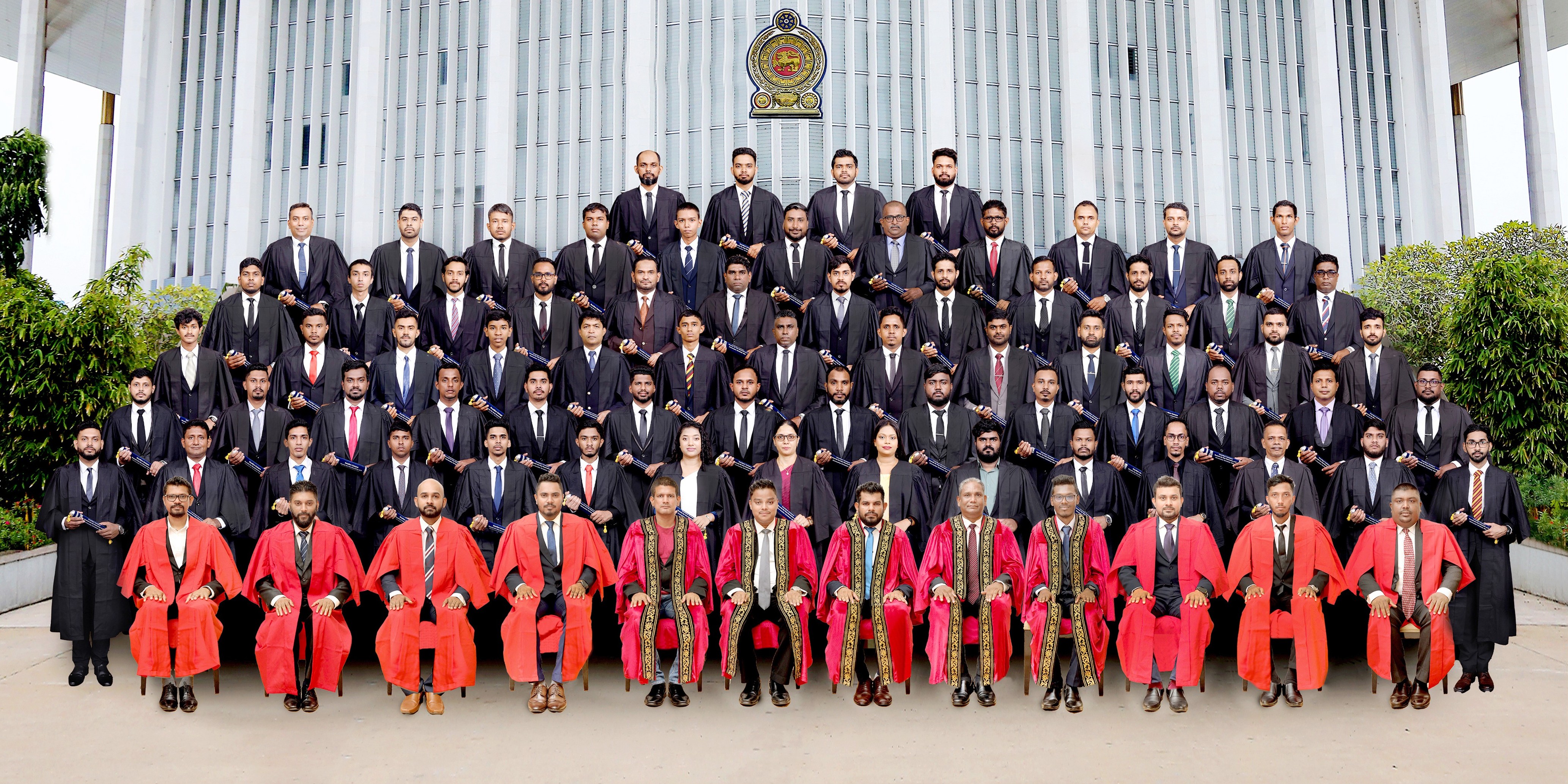 NextGen Campus graduates and academic staff at the 2024 BMICH graduation ceremony