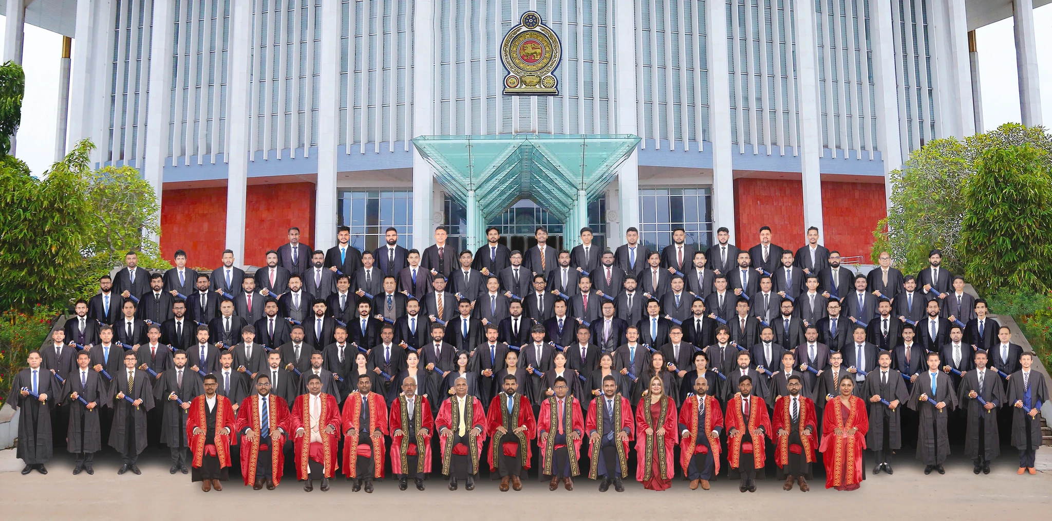 NextGen Campus graduates and academic staff at the 2025 BMICH graduation ceremony