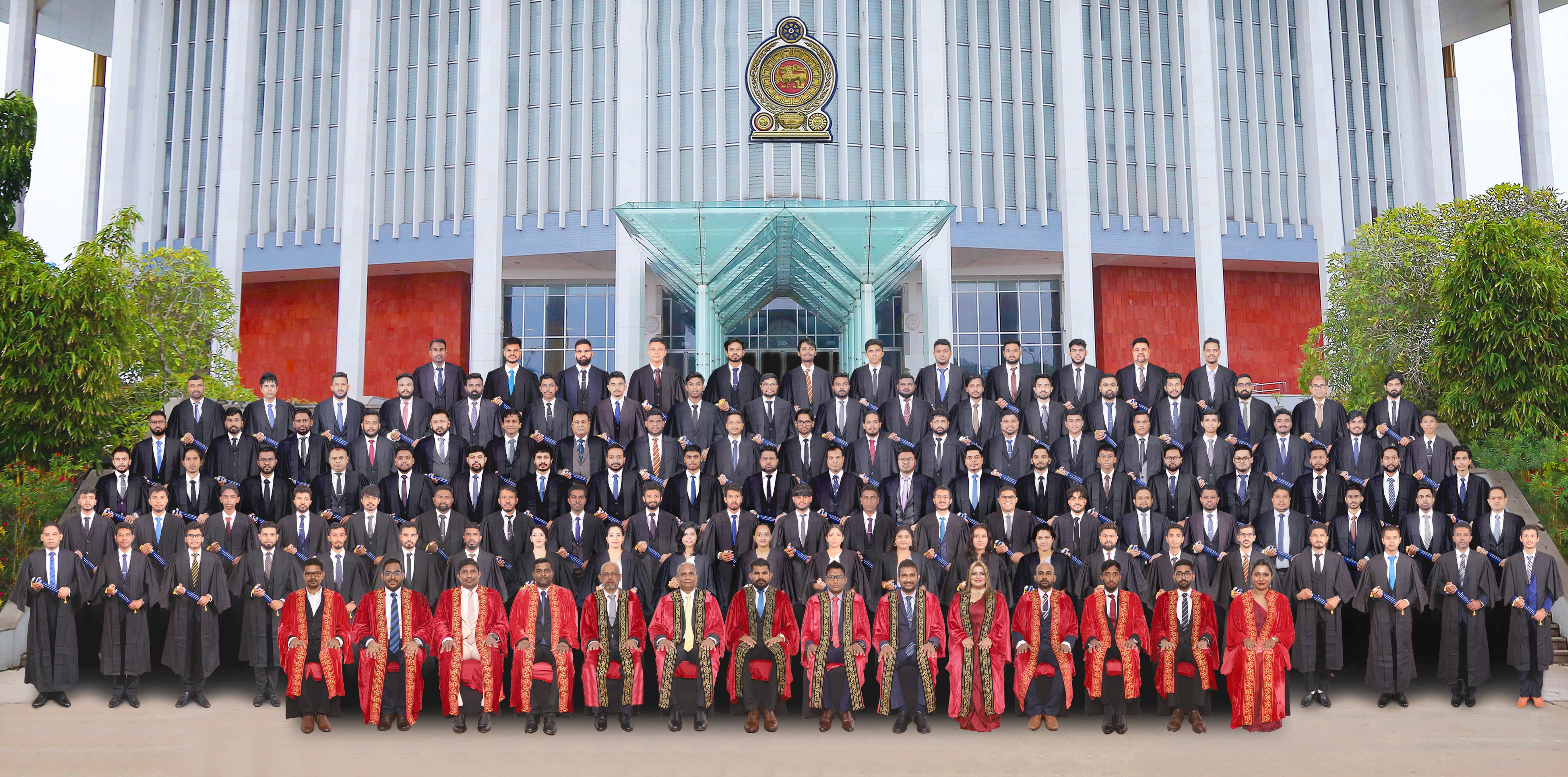 NextGen Campus graduates and academic staff at the 2025 BMICH graduation ceremony