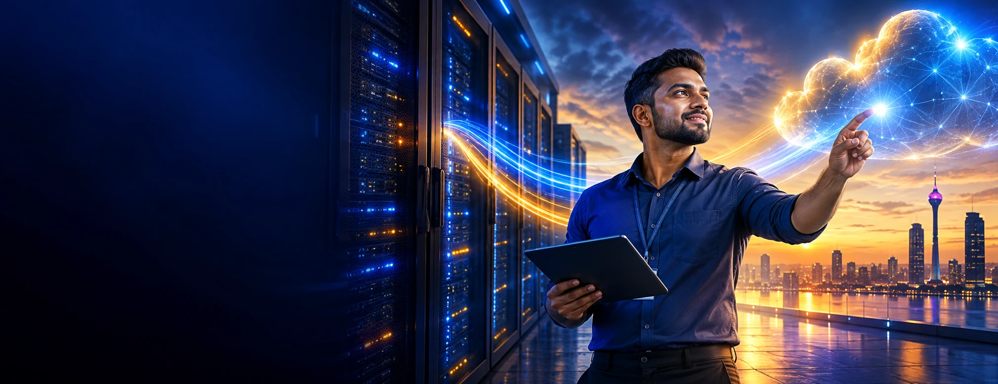 AI-generated Hybrid Administrator - Azure Boot Camp campaign scene