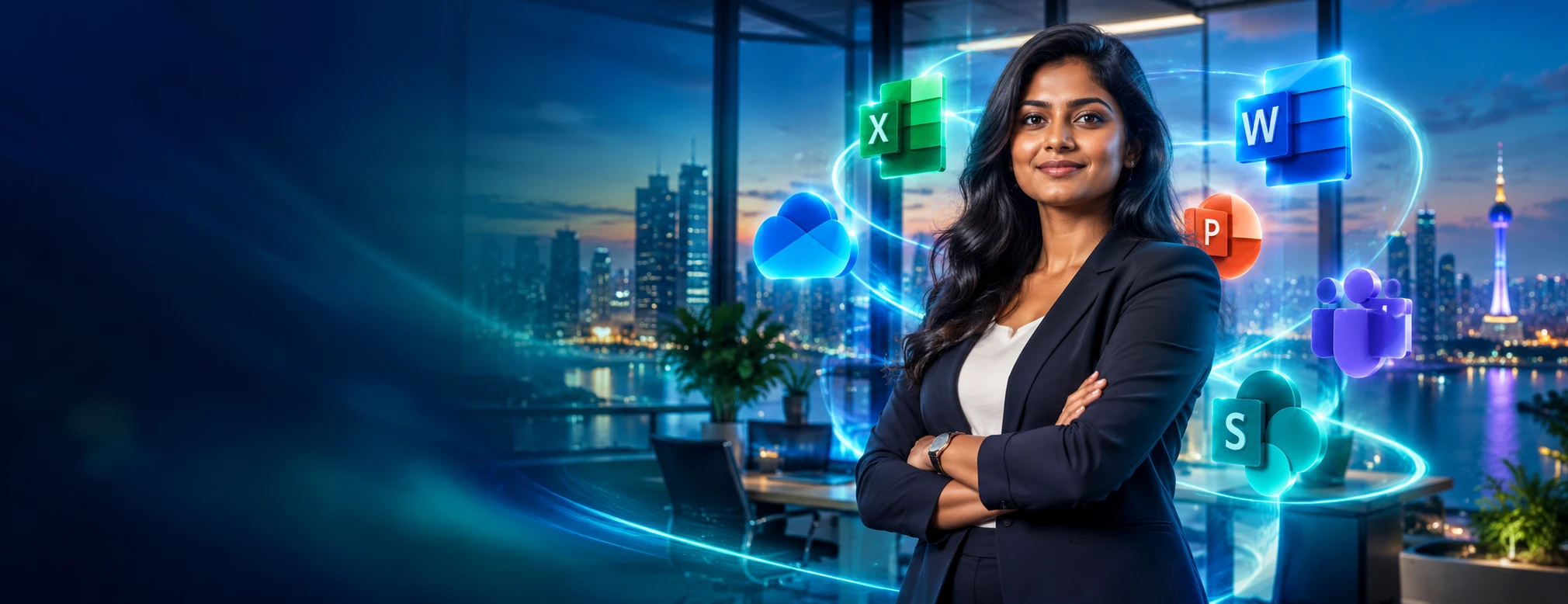 AI-generated Microsoft 365 Administrator campaign scene