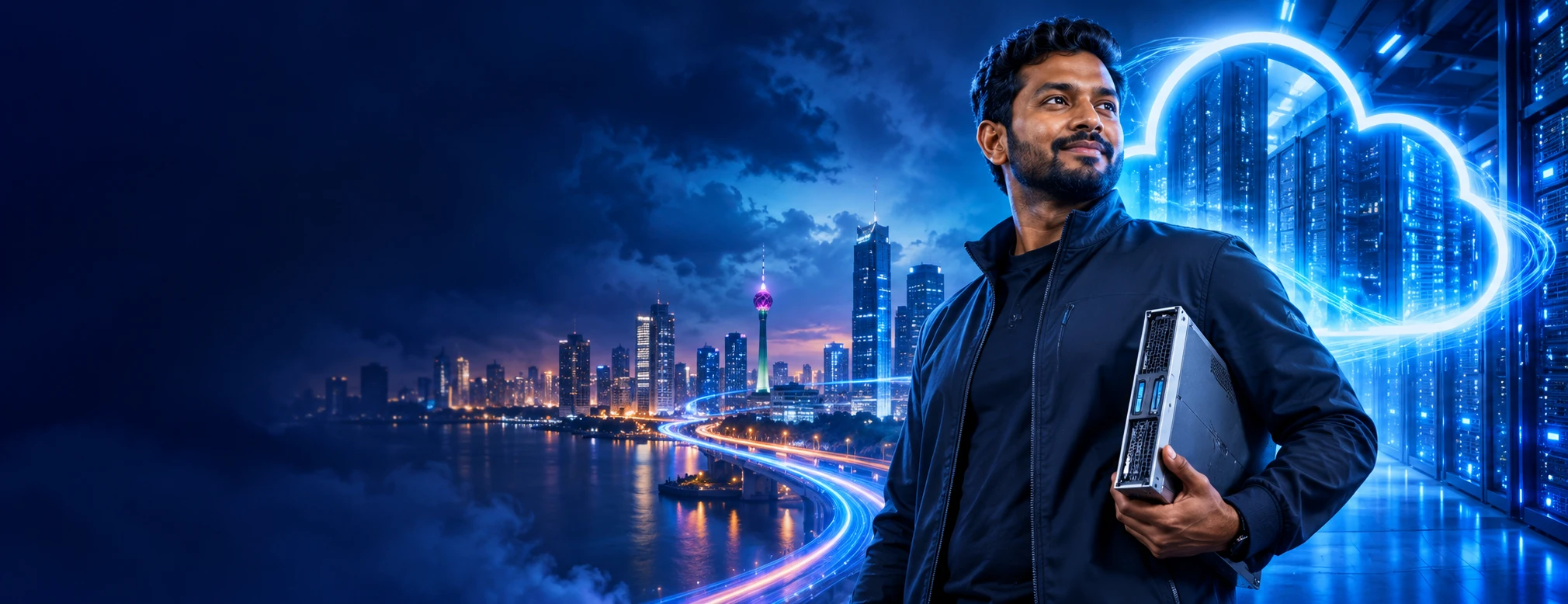 AI-generated Microsoft Azure Administrator campaign scene