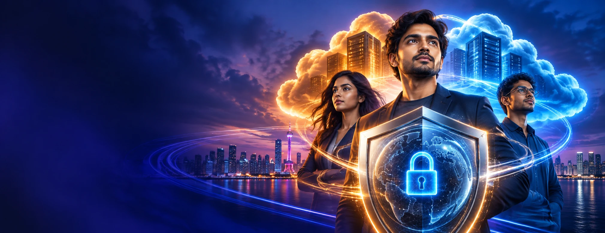 AI-generated Diploma in Multi-Cloud & Cyber Security Engineering +Ai campaign scene